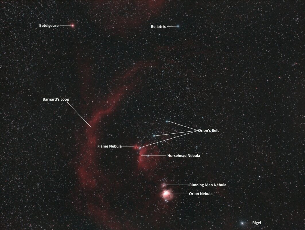 Orion Constellation with a 50mm lens & DSLR