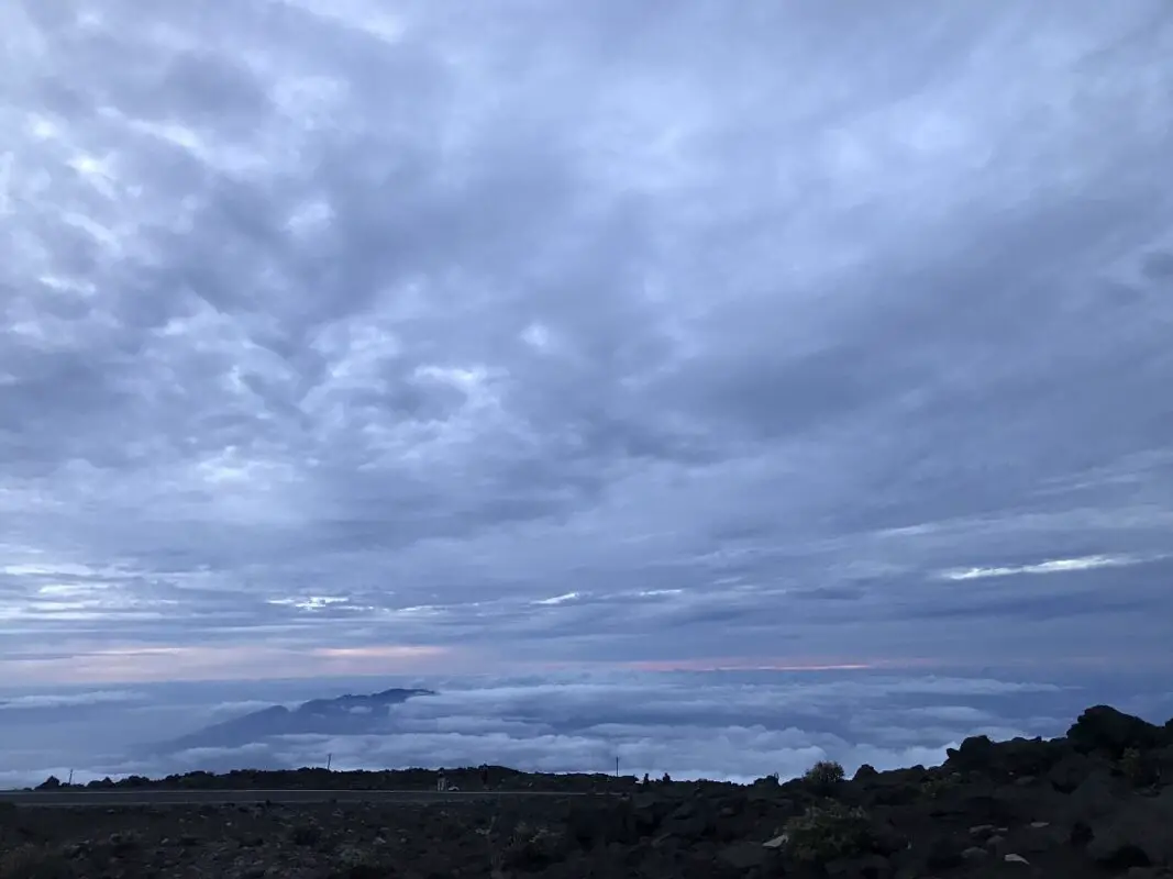 view from Haleakalā summit